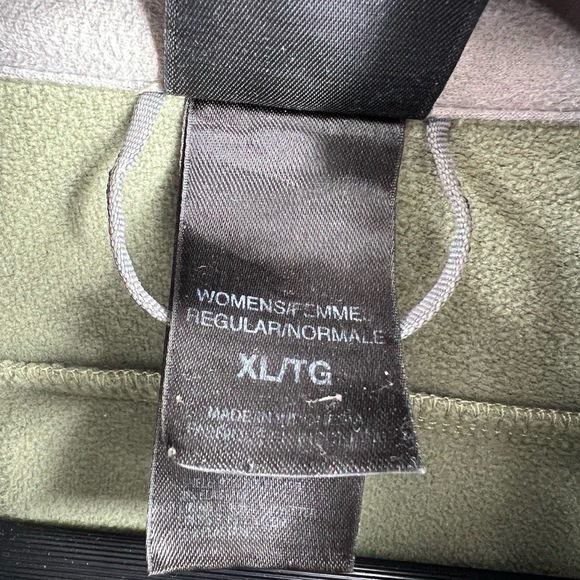 North Face Womens Softshell Jacket Sage Green Full Zip Size XL - Picture 5 of 6